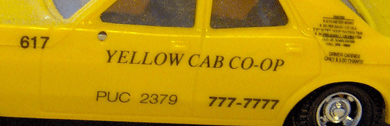 Yellow Cab - Dodge Monaco - Busch 46606
