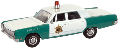 1968 Plymouth Fury Sedan I - Sheriff Car - Masterpiece 87170